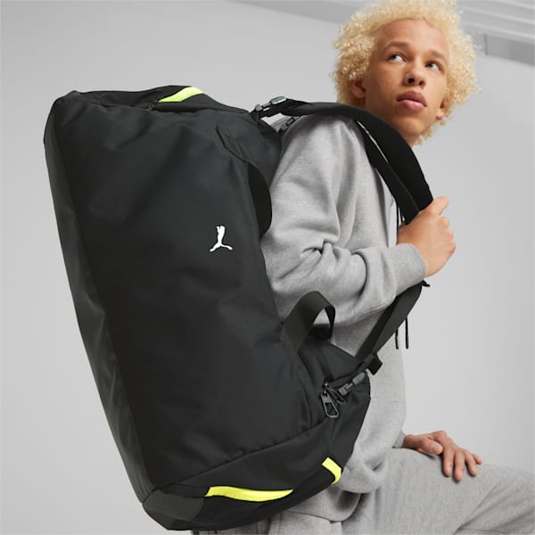 Basketball Pro Duffel Bag, Puma Black, extralarge