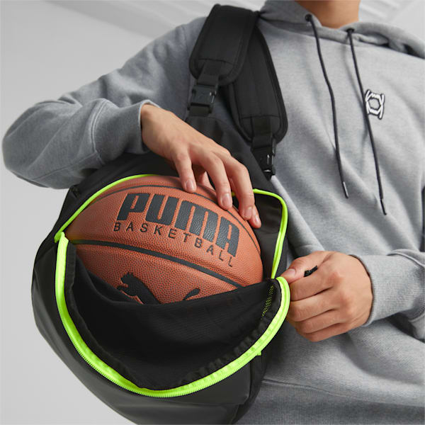 Basketball Pro Duffel Bag, Puma Black, extralarge