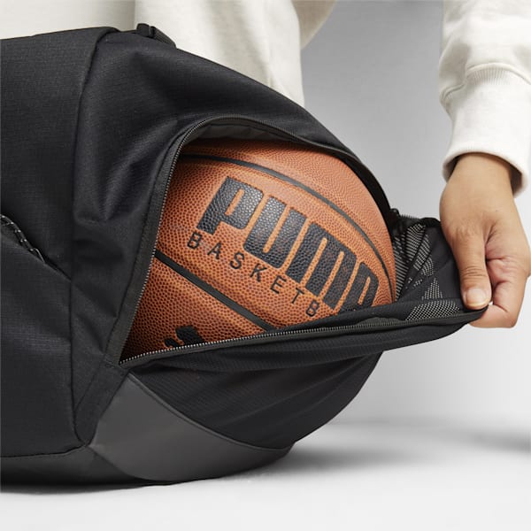 ユニセックス バスケットボール プロ ダッフルバッグ 50L, PUMA Black-PUMA White, extralarge-JPN