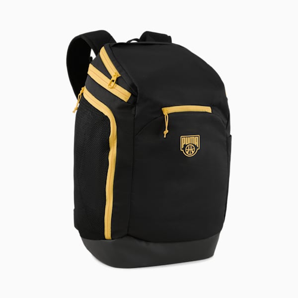 ユニセックス バスケットボール プロ バックパック 38L, PUMA Black-Sunny Yellow, extralarge-JPN