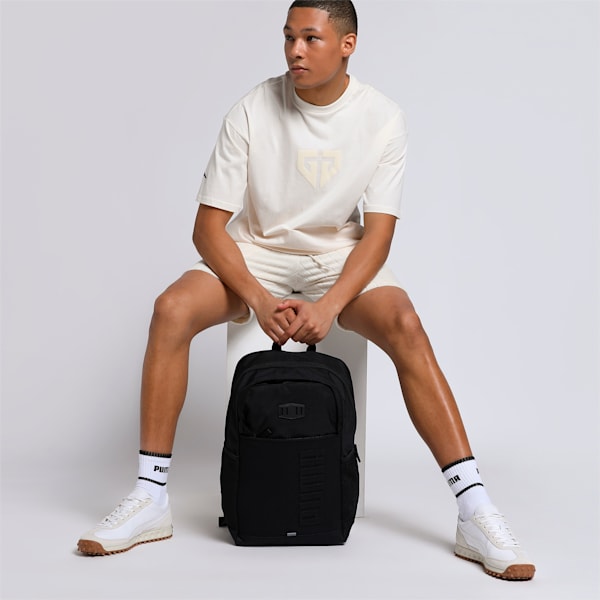 PUMA S Unisex Backpack, Puma Black, extralarge-IND
