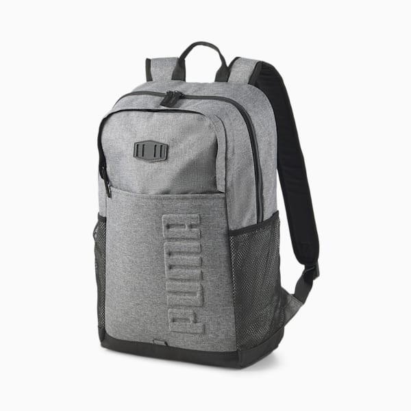 PUMA S Unisex Backpack, Medium Gray Heather, extralarge-IDN