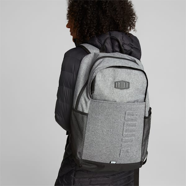 PUMA S Backpack, Medium Gray Heather, extralarge