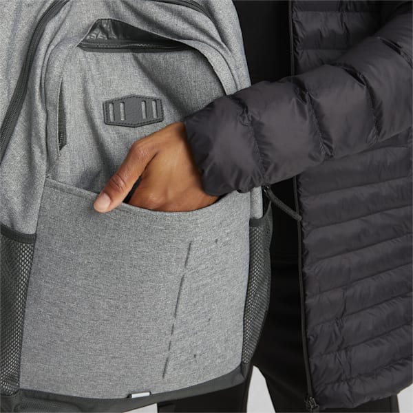 PUMA S Unisex Backpack, Medium Gray Heather, extralarge-IDN