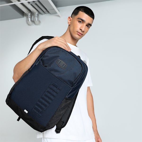 PUMA S Unisex Backpack, Club Navy, extralarge-IND