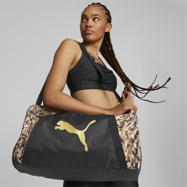 Essentials Story Pack Training Barrel Bag, Puma Black-safari glam