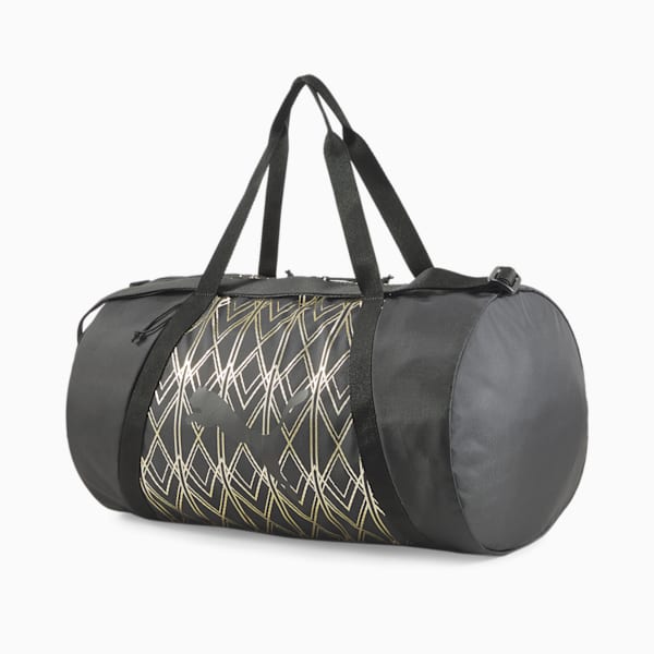 Active Training Story Pack Barrel Bag, Puma Black-Deco Glam, extralarge-AUS