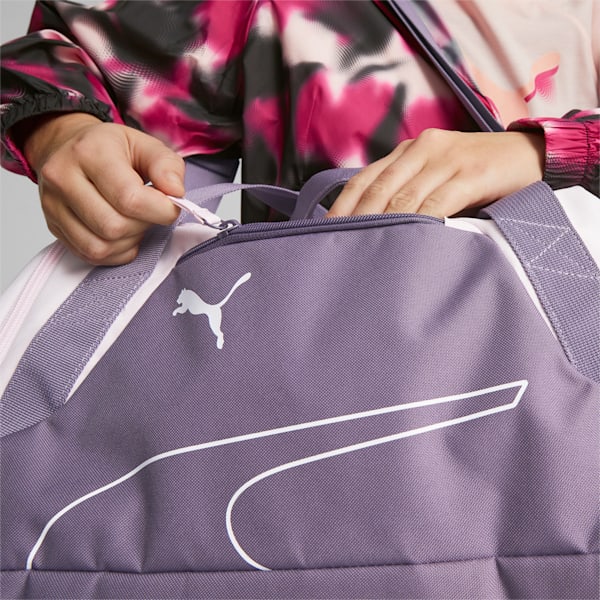 Fundamentals Sports Bag, Purple Charcoal-Pearl Pink, extralarge-IND