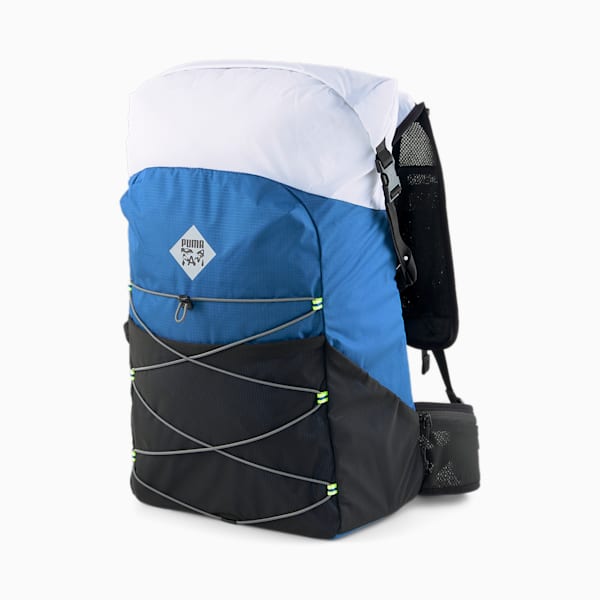 PUMA x PERKS AND MINI Hiking Backpack, Lake Blue-PUMA White, extralarge