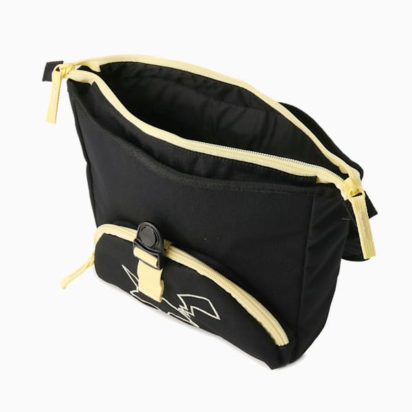 ユニセックス PUMA x POKEMON メッセンジャー バッグ 4L, Puma Black-Pale Lemon