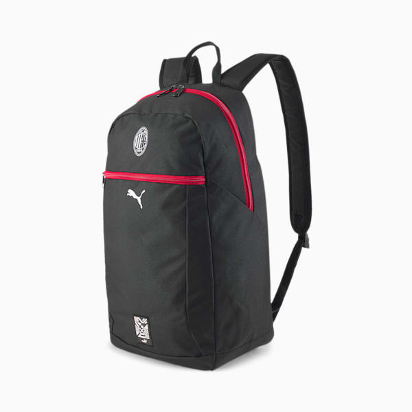 A.C. Milan ftblCulture Backpack, Puma Black-Tango Red, extralarge