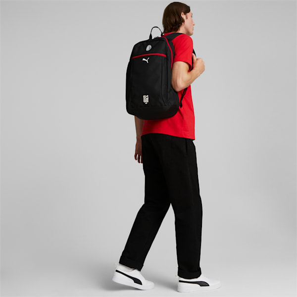 A.C. Milan ftblCulture Backpack, Puma Black-Tango Red, extralarge-GBR