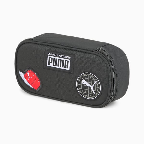 Patch Pencil Case, Puma Black, extralarge