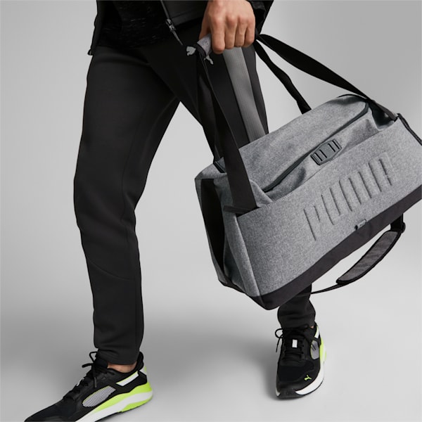 PUMA S Sports Bag, Medium Gray Heather, extralarge-IDN