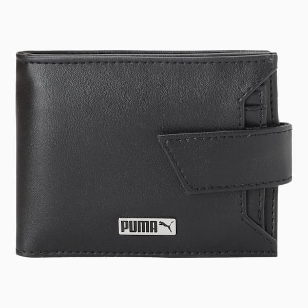 PUMA Elevated Unisex Wallet, Puma Black, extralarge-IND