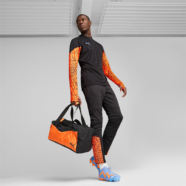 individualRise Small Duffel Bag, Ultra Orange-PUMA Black, extralarge