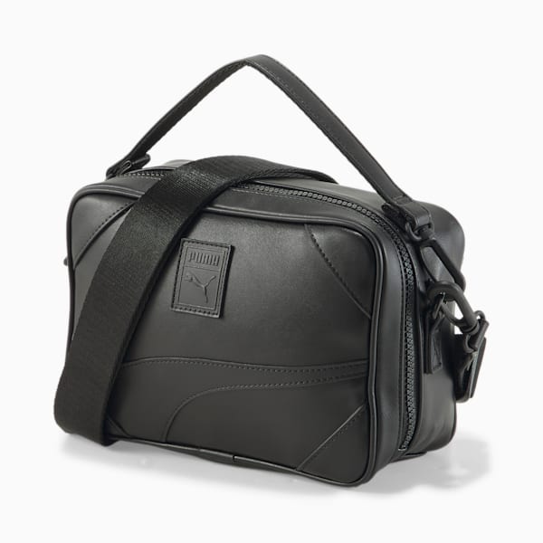 LOGO MINI BOX BAG in black