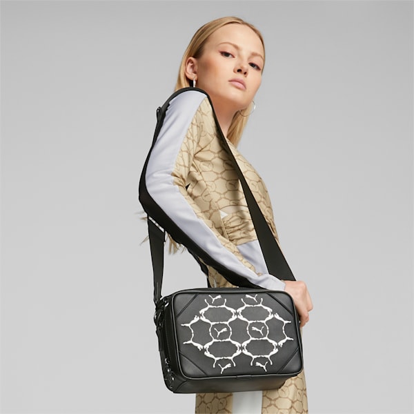 Couture Sport Mini Box Bag, Puma Black-Puma White-AOP, extralarge