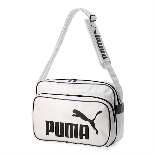 ユニセックス トレーニング PU ショルダー M 23L, PUMA White-PUMA Black, extralarge-JPN