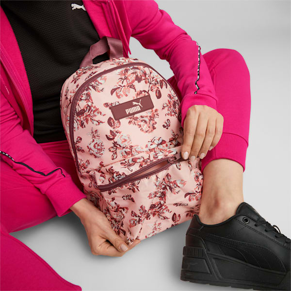 Core Pop Women's Backpack, Rose Dust-floral AOP, extralarge-IND