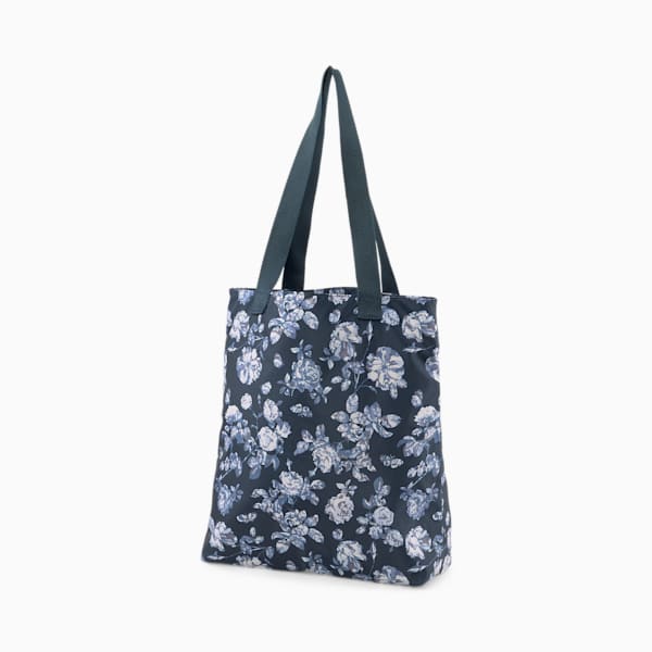 Core Pop Shopper Bag, Dark Night-floral AOP, extralarge-IND
