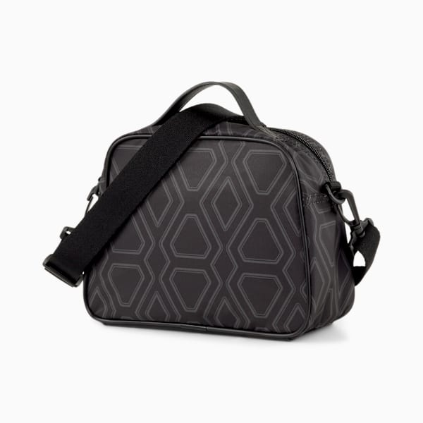 Classics Archive Boxy Cross Body Bag, PUMA Black-AOP, extralarge-IND