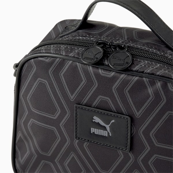 Classics Archive Boxy Cross Body Bag, PUMA Black-AOP, extralarge-IND