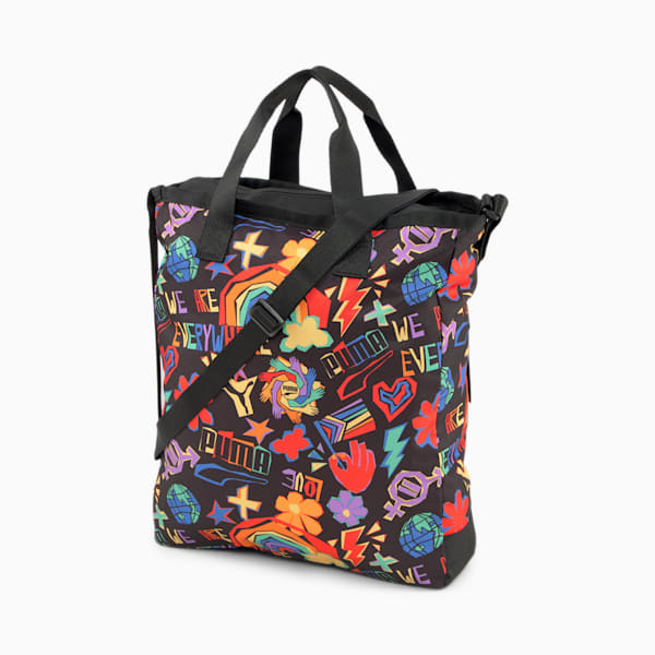 Bolsa tote de compras Downtown Pride para mujer, PUMA Black, extralarge