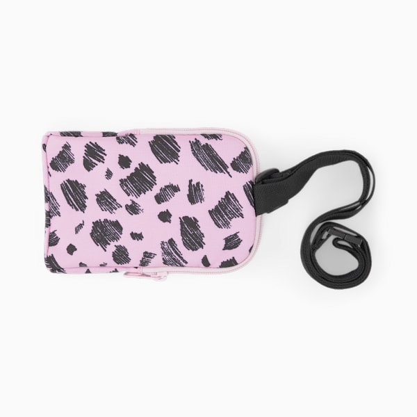 PU MATE Kid's Printed Portable Pouch, Pearl Pink, extralarge-IND