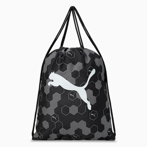 Beta Gym Sack, PUMA Black-Logo Hexagon AOP, extralarge-IND