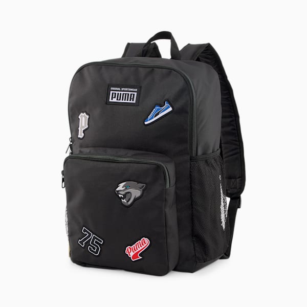 Patch Unisex Backpack, PUMA Black, extralarge-IND
