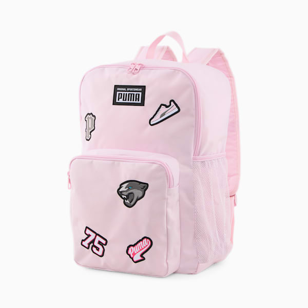 Patch Unisex Backpack, Pearl Pink, extralarge-IND