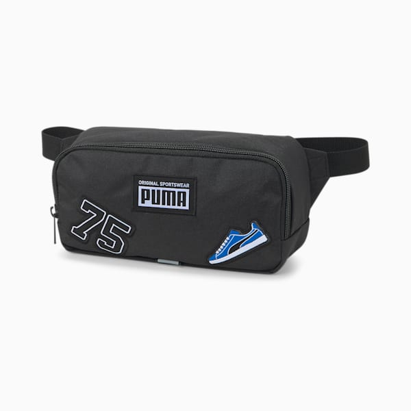 Patch Unisex Waist Bag, PUMA Black, extralarge-IND