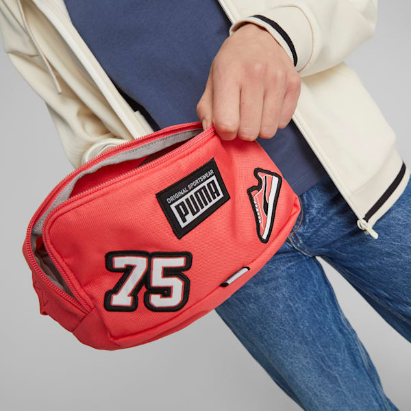 Patch Waist Bag, Electric Blush, extralarge