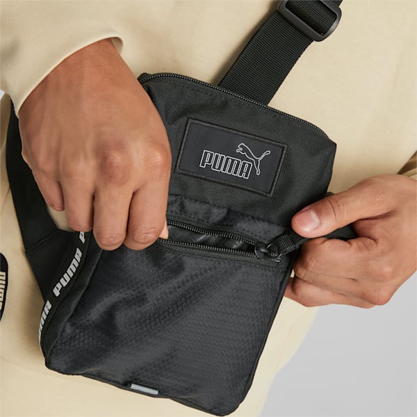 Evo Essentials Front Loader Bag, PUMA Black, extralarge