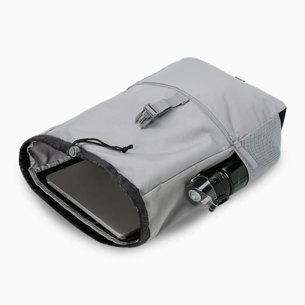 PUMA Style Unisex Backpack, Concrete Gray, extralarge-IND
