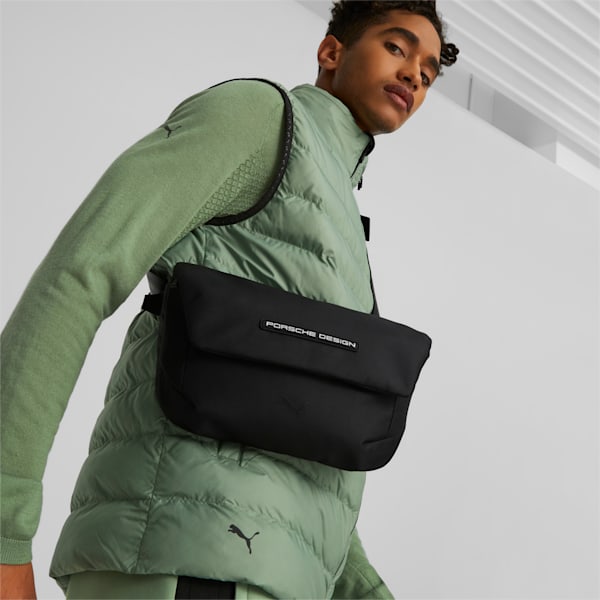 Bolso para llevar cruzado Porsche Design, PUMA Black, extralarge