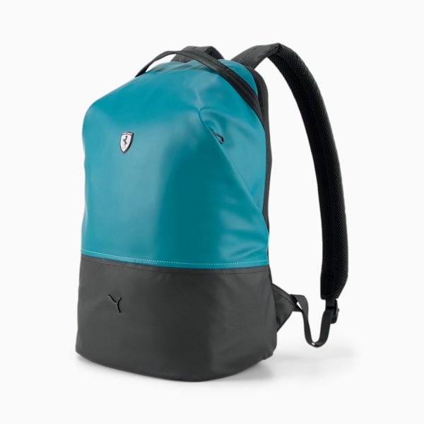 Scuderia Ferrari SPTWR Style Backpack, Green Lagoon-PUMA Black, extralarge-IND