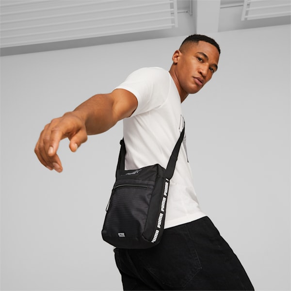 Evo Essentials Portable Shoulder Bag, PUMA Black, extralarge-GBR