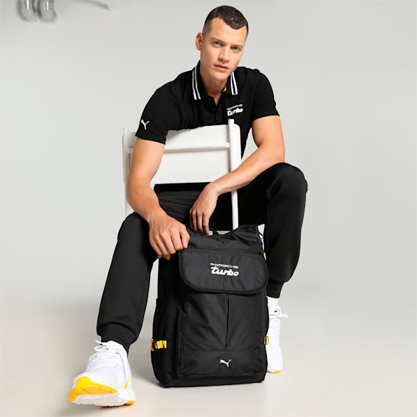 Porsche Legacy Unisex Backpack, PUMA Black, extralarge-IND