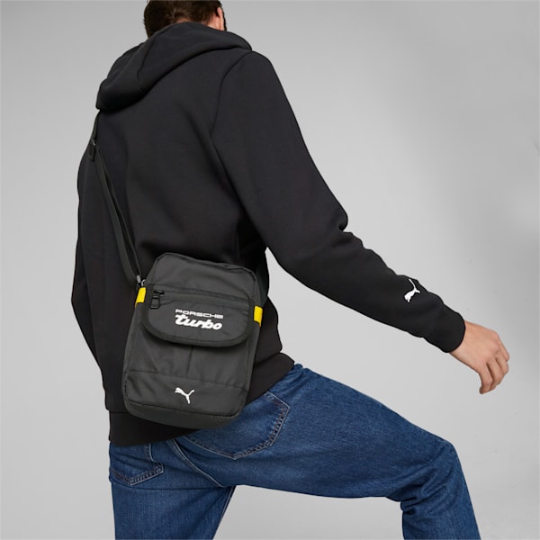 Bolso pequeño Porsche Legacy, PUMA Black, extralarge