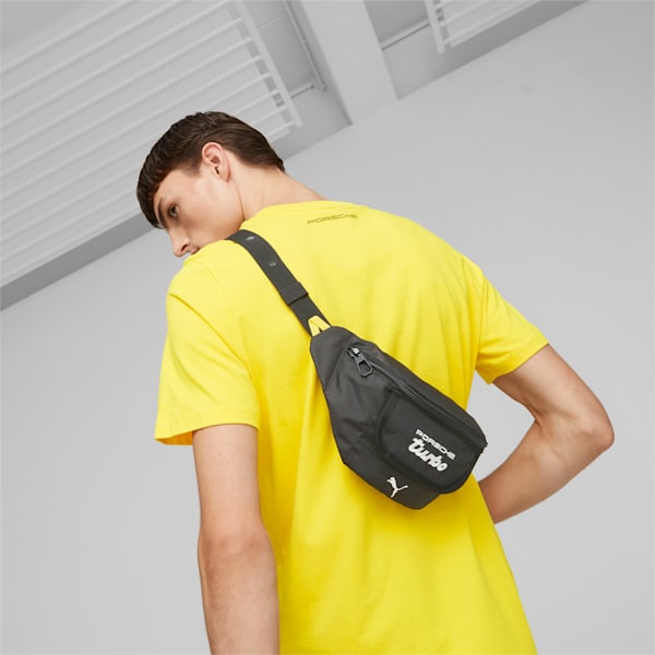 Porsche Legacy Waist Bag, PUMA Black, extralarge