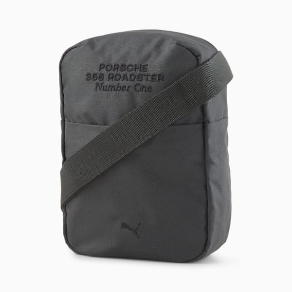 Porsche Legacy Statement Unisex Portable Bag, PUMA Black, extralarge-IND