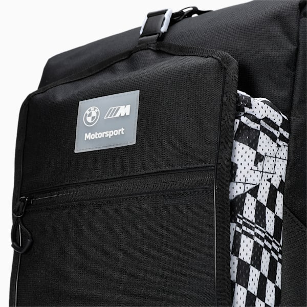 BMW M Motorsport Statement Backpack, PUMA Black-AOP, extralarge-IND