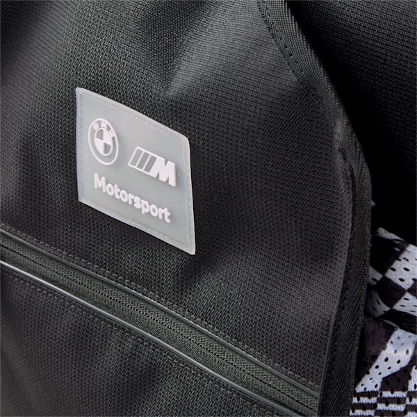 BMW M Motorsport Statement Backpack, PUMA Black-AOP, extralarge