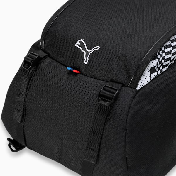 BMW M Motorsport Statement Unisex Backpack, PUMA Black-AOP, extralarge-IND