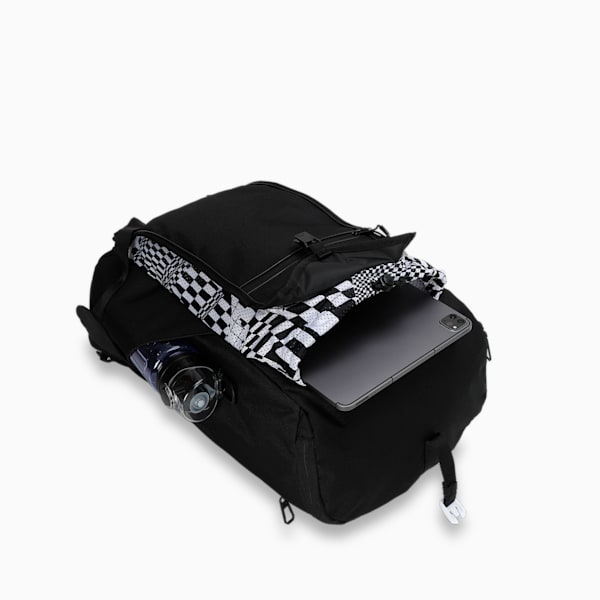 BMW M Motorsport Statement Backpack, PUMA Black-AOP, extralarge-IND