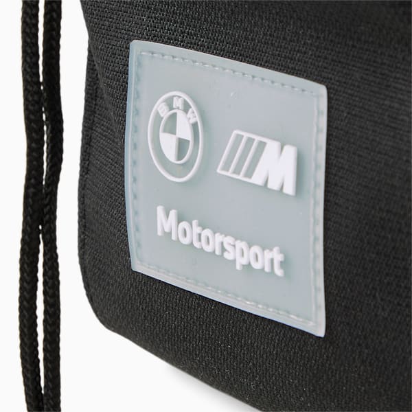 BMW M Motorsport Statement Small Messenger Bag, PUMA Black-AOP, extralarge