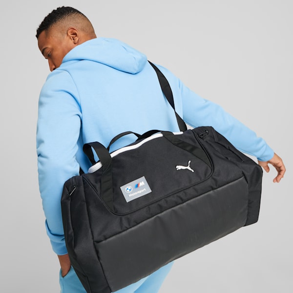 BMW M Motorsport Duffel Bag, PUMA Black, extralarge