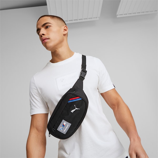 BMW M Motorsport Waist Bag, PUMA Black, extralarge-IND